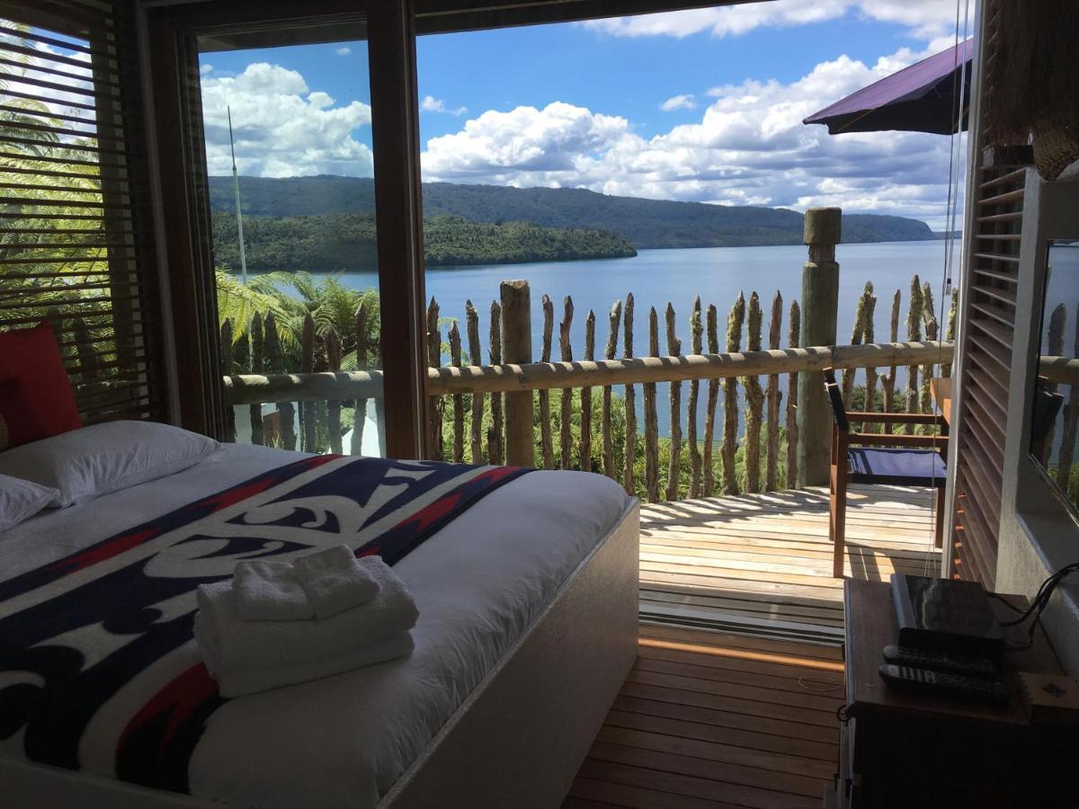Te Whare -Lake Tarawera Tree-Top Nest ภายนอก รูปภาพ